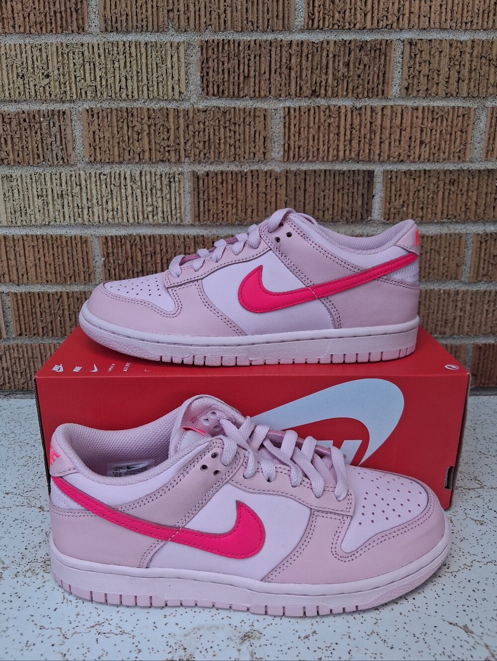 Brand New Nike Dunk Pink Gs 5.5Y Womens 7 - Picture 2 of 7